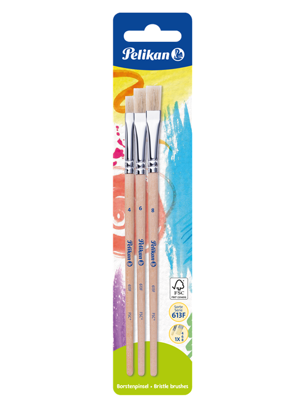 Pelikan Bristle brushes S613F/4/6/8