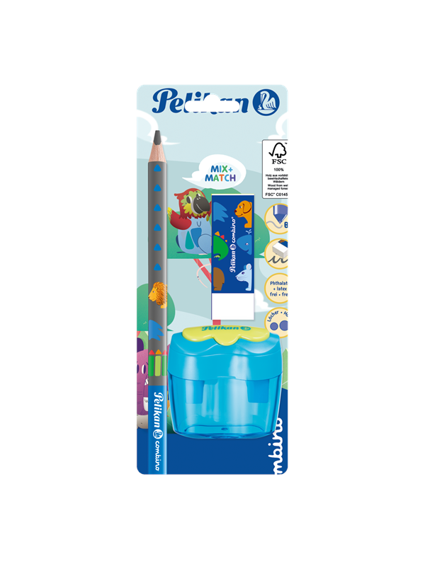 Pelikan starterset Combino - Assorti - Grafietpotlood/gum/slijper