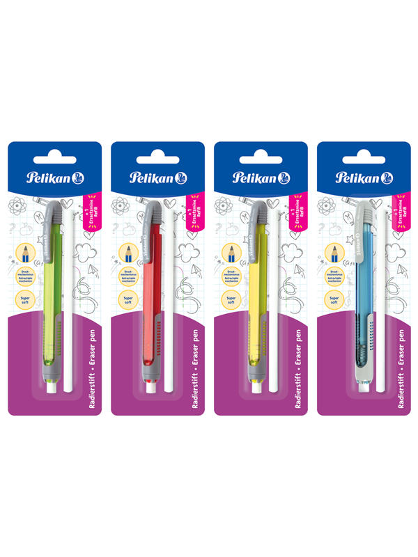 Pelikan Eraser pen+Refill blister