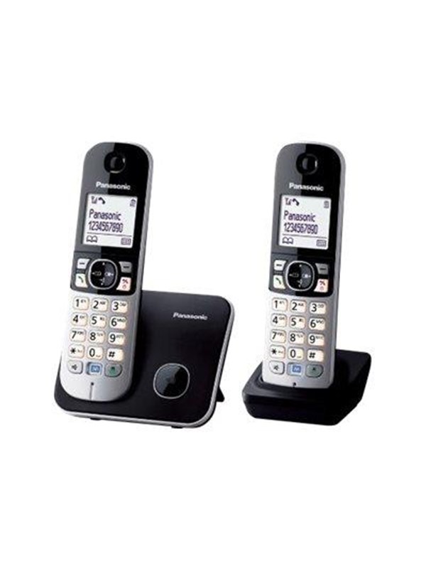 Panasonic KX-TG6812 - draadloze telefoon met beller-ID + extra handset