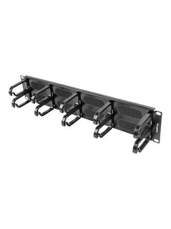 Lanberg Type B rek kabelbeheerpaneel met borstel - 2U