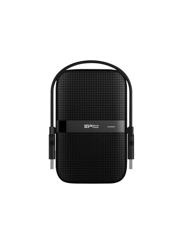 Silicon Power - Armor A60 - Portable USB 3.2 - Externe Harde Schijf - 1TB - Zwart