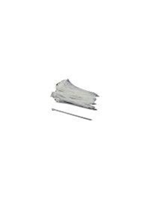 Generic Klein huishoudelijke accessoires Nylon tiewraps, 100 mm lang, 2.5 mm breed, wit