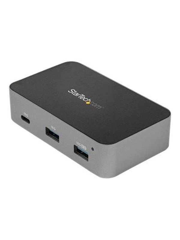 StarTech.com 3-Port USB-C Hub?with?LAN?Port?-?10Gbps -?2xA &?1xC?- Powered - hub - 3 ports USB hub - 3 - Grijs