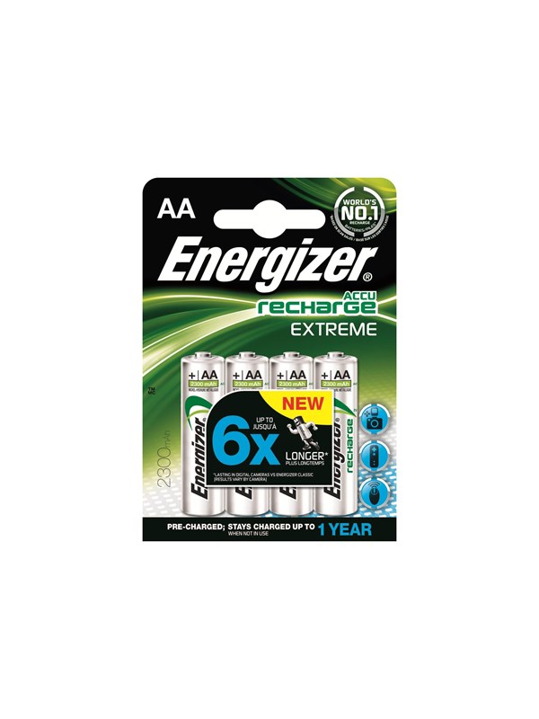 Energizer Recharge Extreme AA/2300 mAh (4-Pack)