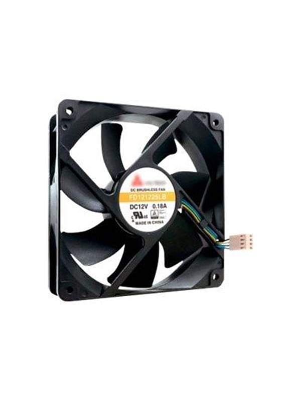 QNAP 120X120X25MM VENTILATOR 12V 4PIN - Case ventilator - 120mm - Black