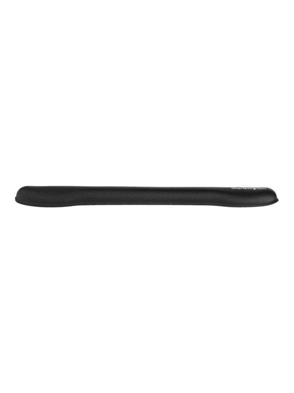 StarTech.com Foam Keyboard Wrist Rest - Ergonomic Wrist Support - Padded Keyboard Desk Cushion for Typing - Black Computer Hand & Arm Rest - keyboard wrist rest