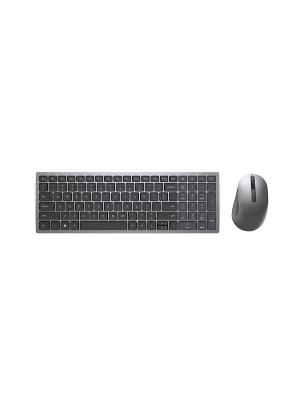 Dell Pro Plus Compact Keyboard and Mouse US International (QWERTY) - Keyboard and mouse set - Grijs