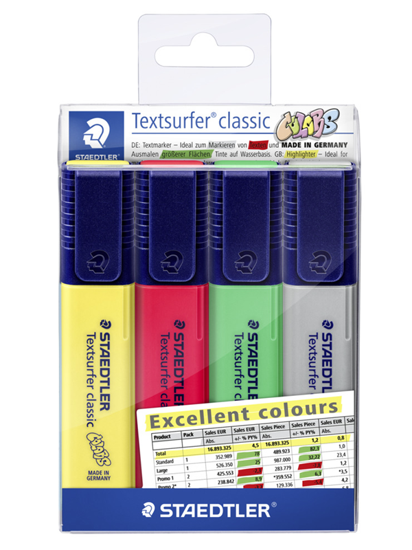 Staedtler HighlighterTextsurf.excel4pc.wallet