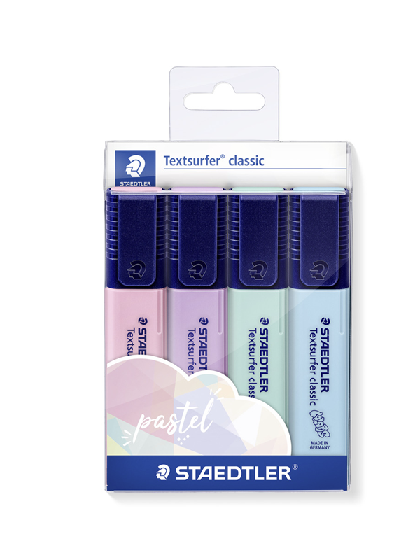 Staedtler Markeerstift Textsurf.pa.4stuks.portemonnee