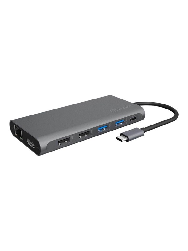 ICY BOX IB-DK4050-CPD USB-C 12-in-1 PD 100W DockingStation