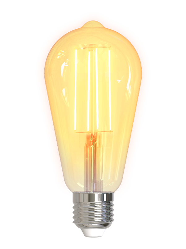 Deltaco SMART HOME LED filament lamp E27 WiFI 2.4GHz 5.5W 470lm dimmable 220-240V white