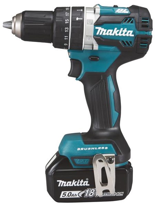 Makita 18v draadloze slagmoersleutel dhp484rt3j 3x5.0ah