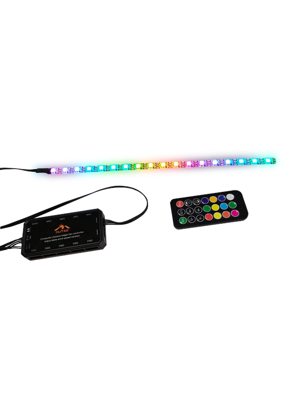 DUTZO Adressable RGB Strip 30 CM met controller en afstandsbediening