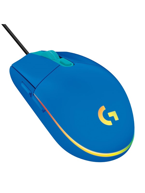 Logitech G203 LIGHTSYNC - Blue - Gaming muis - Optisch - 6 knoppen - Blauw met RGB