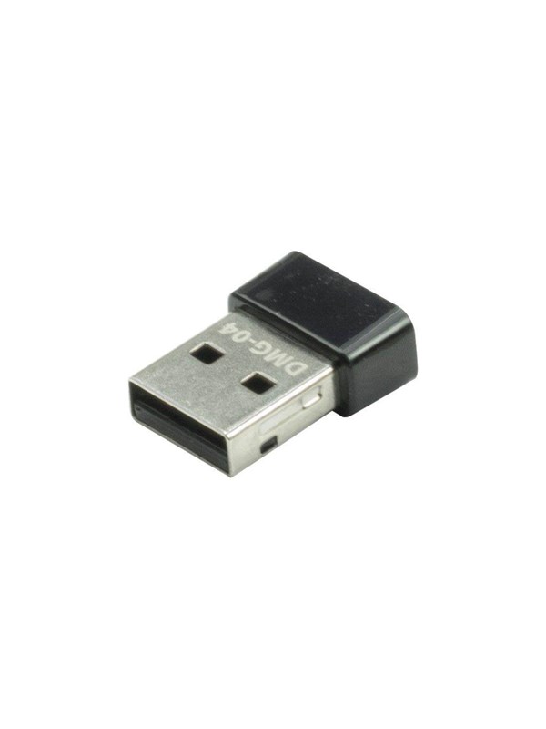 Inter-Tech DMG-04 | Wi-Fi 5 USB Nano Adapter | 433 Mbps (5 GHz) / 200 Mbps (2,4 GHz) | USB 2.0 | Zwart