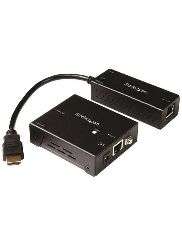 StarTech.com HDBaseT Extender Kit with Compact Transmitter - HDMI over CAT5 - HDMI over HDBaseT - Up Aan 4K (ST121HDBTDK) - video/audio extender