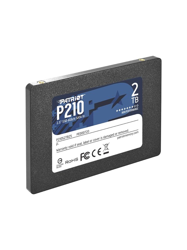 Patriot P210 Serie - Geheugenkaart - 2TB - 2.5 inch - Serial ATA III