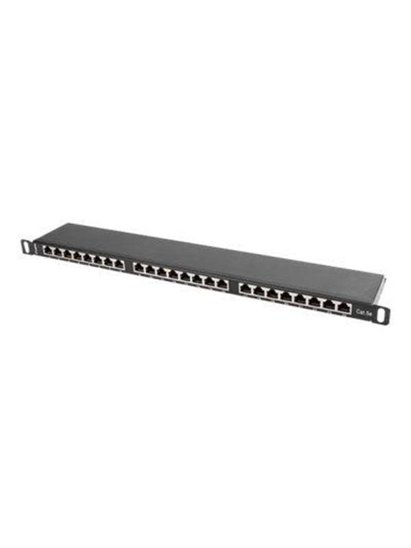 PPS5-0024-B - Cat5,Cat5e - Black - Metal - Rack mounting - 0.5U - 445 mm