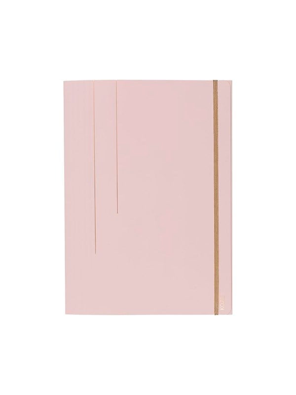 KOZO 3 Flap Folder A4 D.Pink