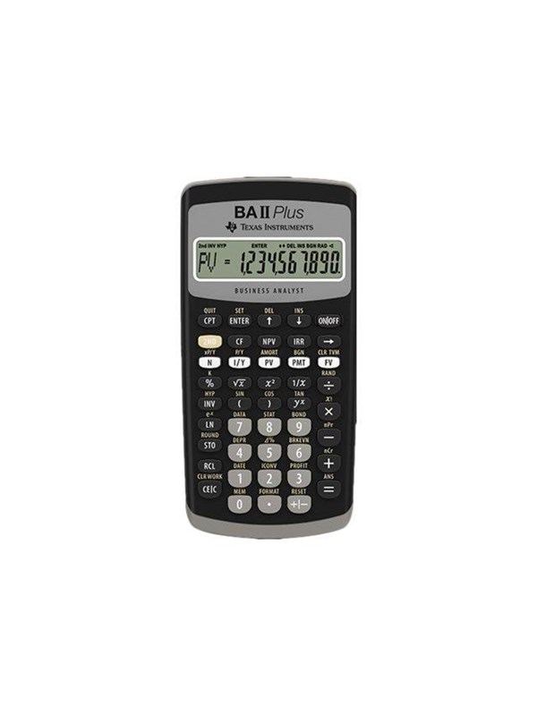Texas Instruments BA II Plus - financiële rekenmachine
