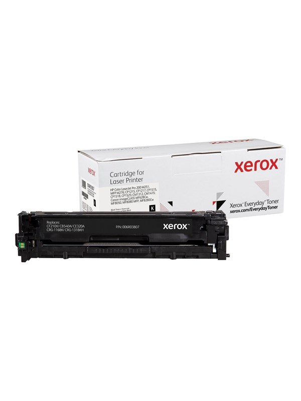 Xerox 006R03807 / Alternative to HP 125A / CB540A HP 128A / CE320A HP 131X / CF210X Canon CRG-116BK Canon CRG-131BKH Black Toner