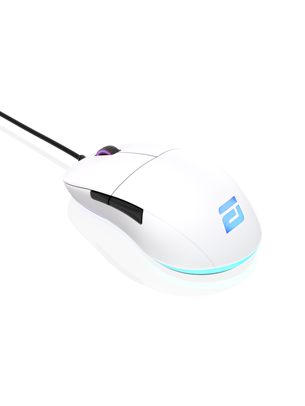 Endgame Gear XM1 RGB - Wit - Gaming muis - Optisch - 5 knoppen - Wit met RGB-licht