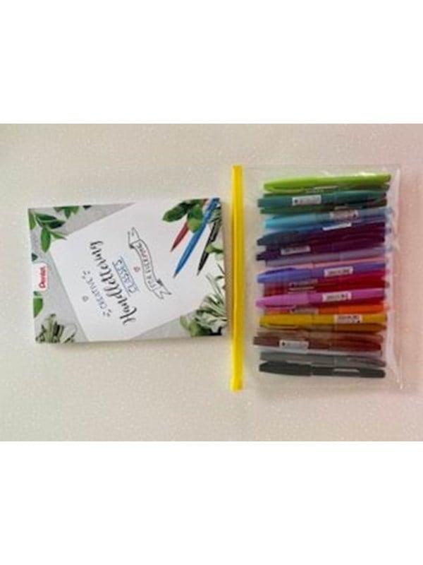 Pentel SES15-24 Brush Sign Pen Plastic cover
