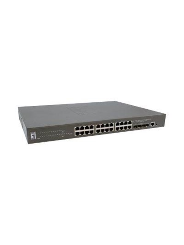 LevelOne GTP-2871 - Schakelaar - 28 ports - Managed - Rek-monteerbaar