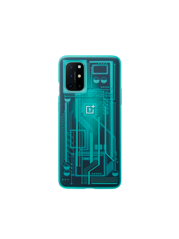 OnePlus 8T Quantum Bumper Case - Cyborg Cyaan