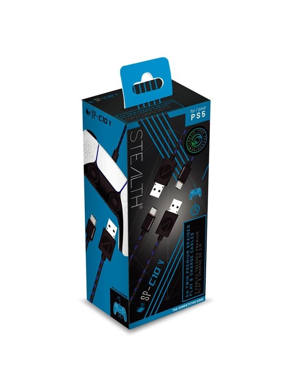 STEALTH Twin Play & Charge Cables - Miscellaneous Accessoires voor spelconsole - Sony PlayStation 5