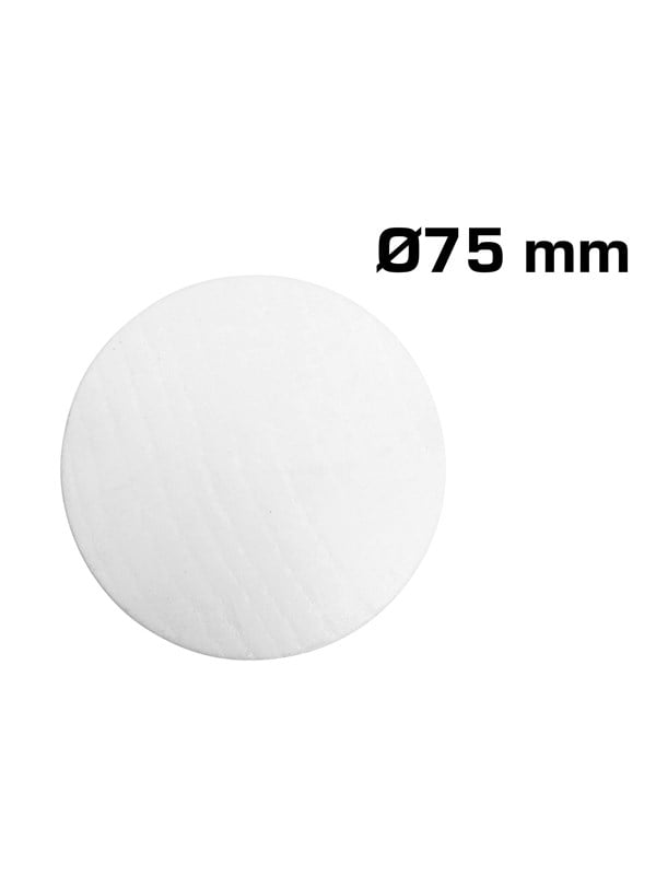 Home>it Wooden knob Ø75 - Wit