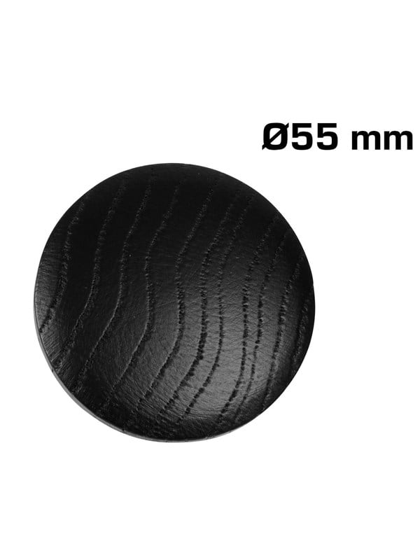 Home>it Wooden knob Ø55 - Zwart