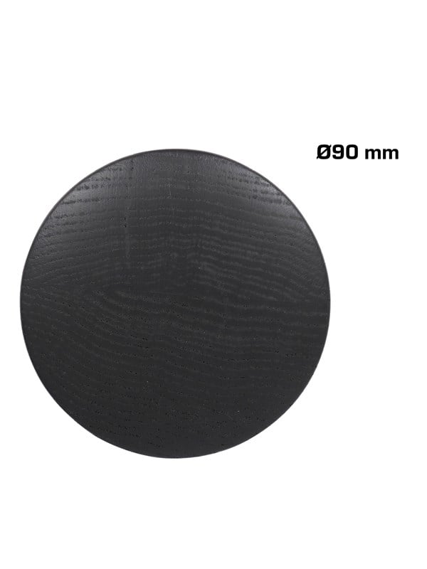 Home>it Wooden knob Ø90 - Zwart