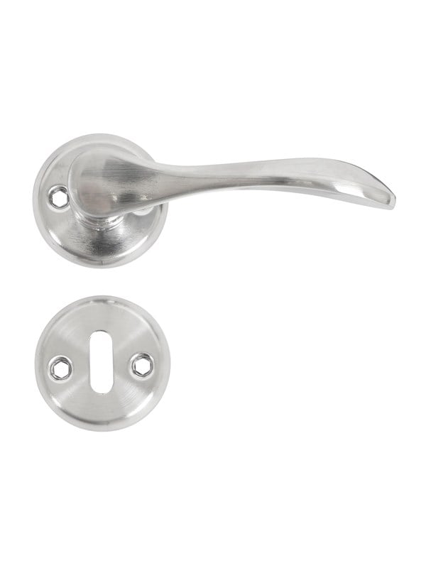 Home>it Geborsteld staal door handle