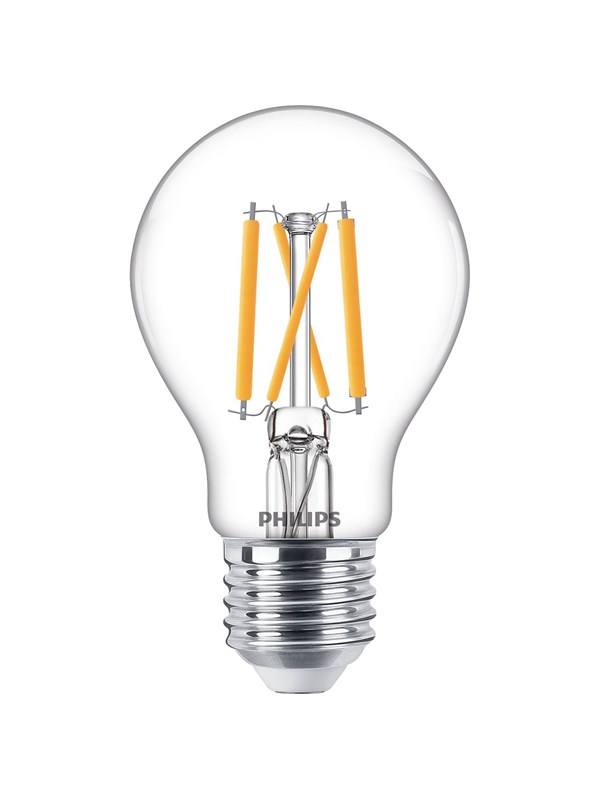 Philips LED spot Standard 5W/922-927 (40W) Clear WarmGlow Dimmable E27
