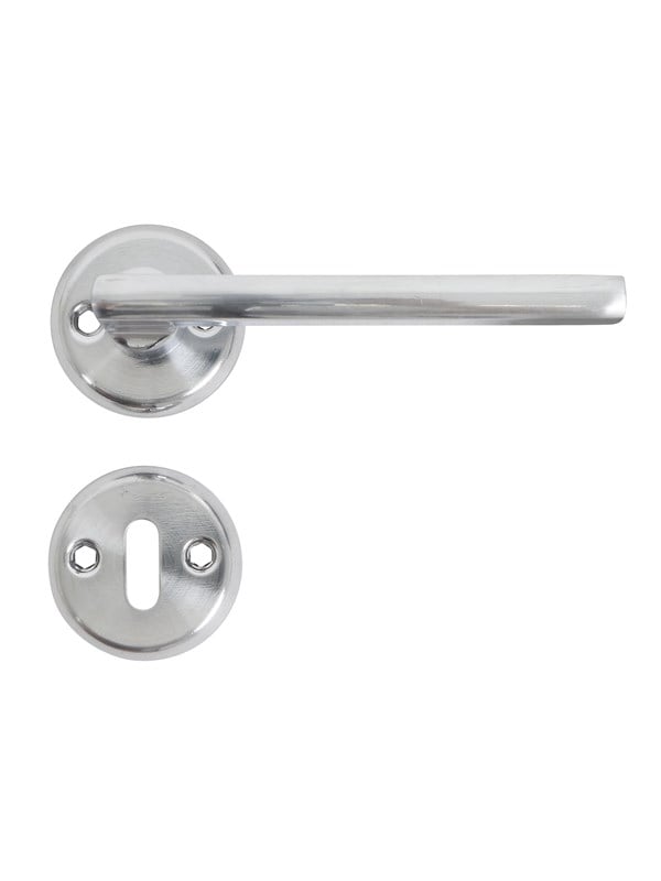 Home>it Matt Geborsteld staal door handle