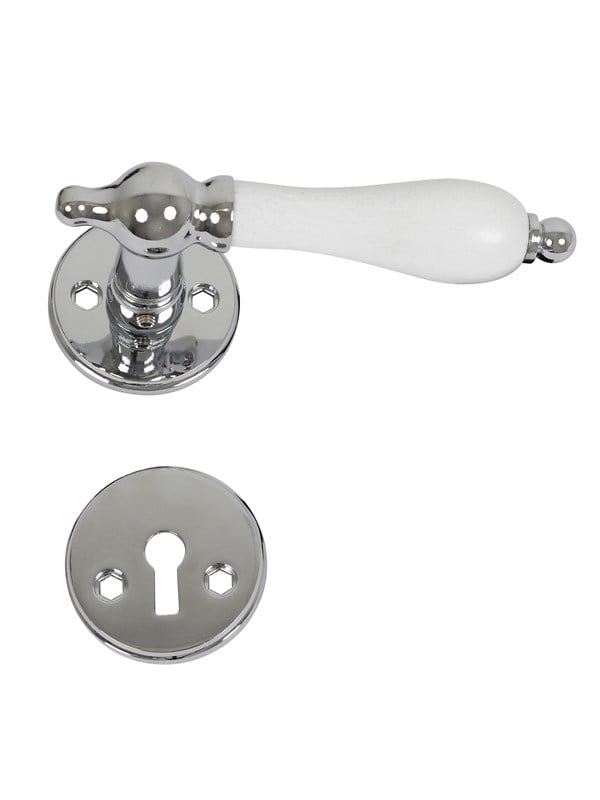 Home>it Shiny door handle - Wit grip