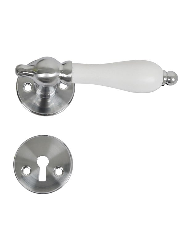 Home>it Matt door handle - Wit grip