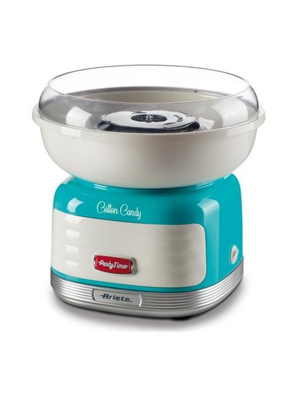 Ariete 2973/01 - Retro Suikerspinmachine - suikerspin machine - voor kinderfeestjes en partijen - 500 Watt - Licht blauw