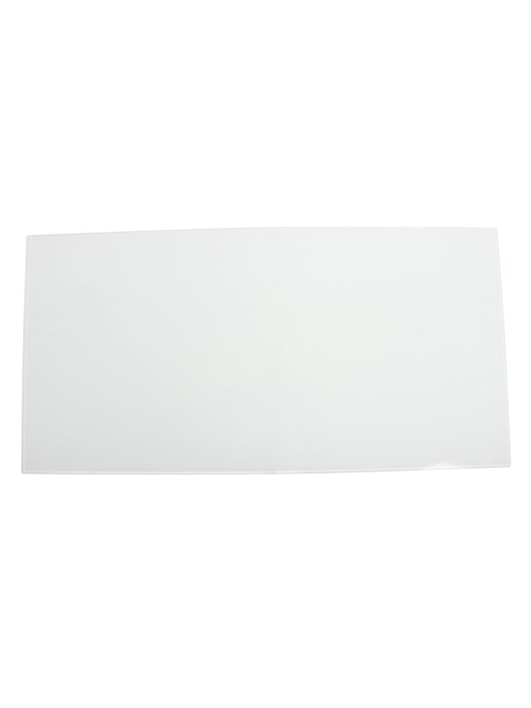 Home>it Kitchen splash plate Wit frosted Gehard glas 600 x 300m