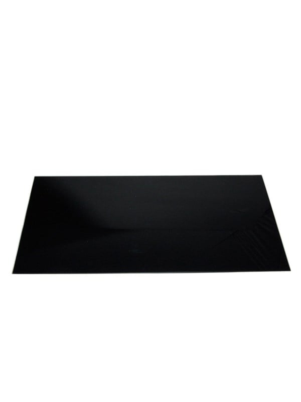 Home>it Splash plate Zwart Gehard glas 800 x 400mm