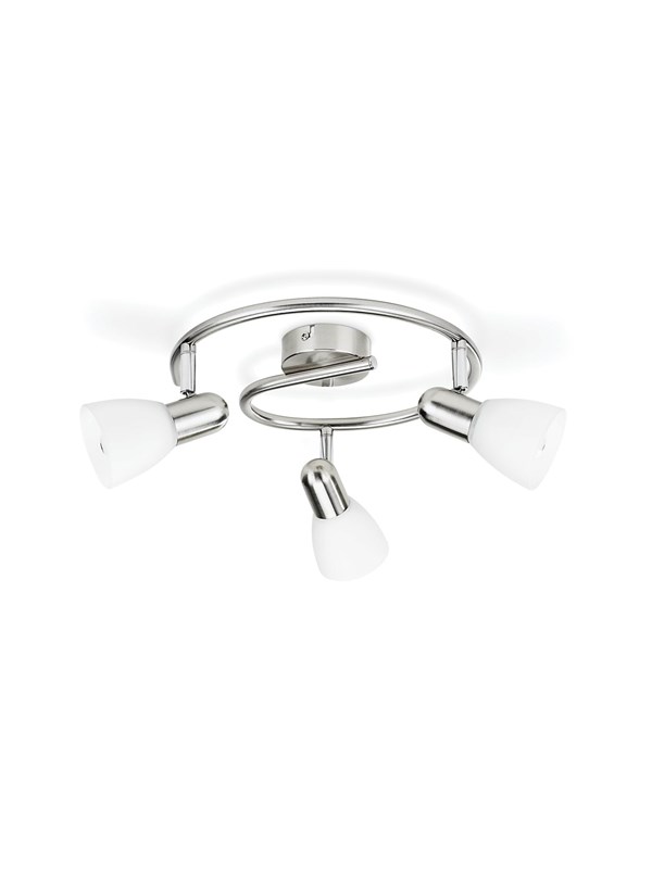 Philips burlap plate/spiral nickel 3x40W 230V