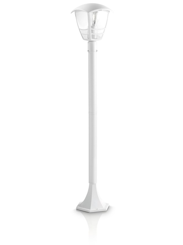 Philips Creek post white 1x60W 230V