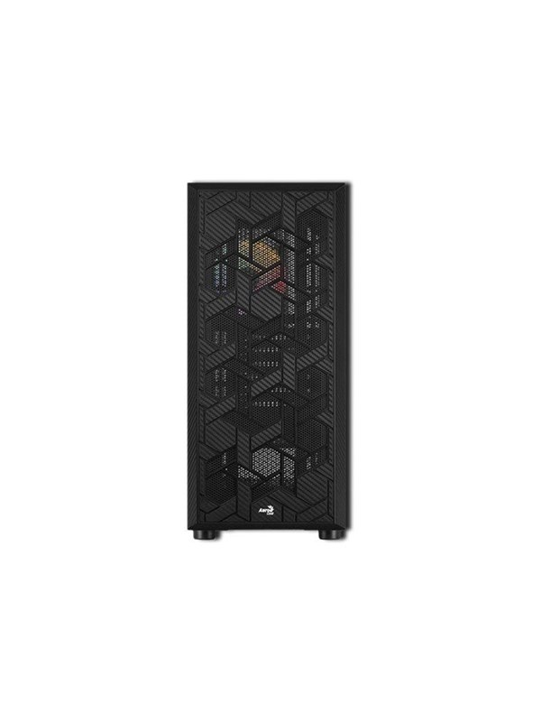 AeroCool Hive FRGB - Tempered Glass Edition - MDT - ATX - Case - Miditower - Zwart