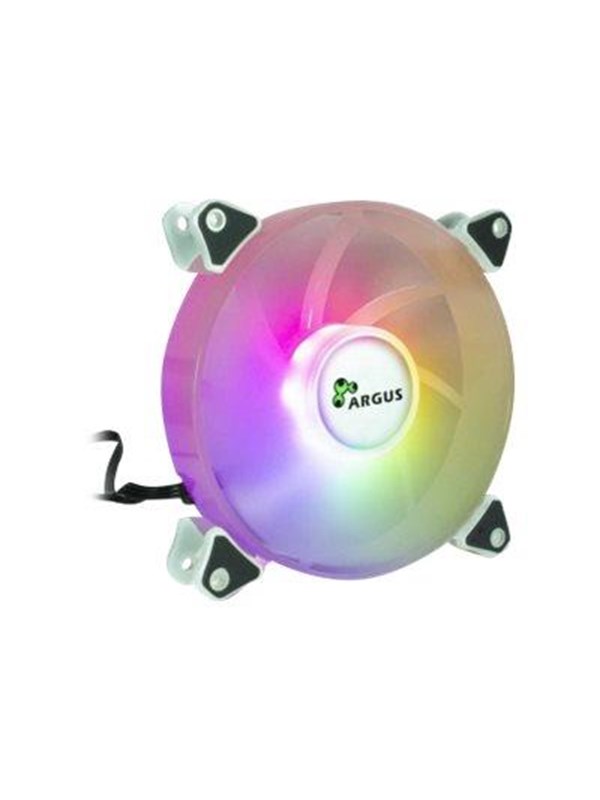 Inter-Tech Argus RS-061 RGB - Case ventilator - 120mm - Wit