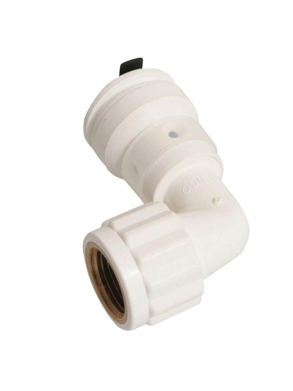 Henco bent 90° female iron AV / multimedia paneel 26x3/4