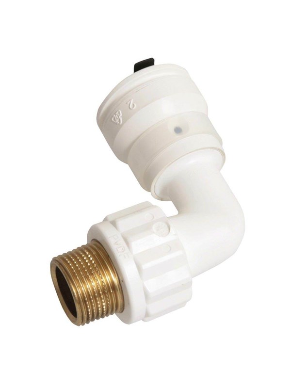 Henco bent 90° male iron adapter 16x1/2