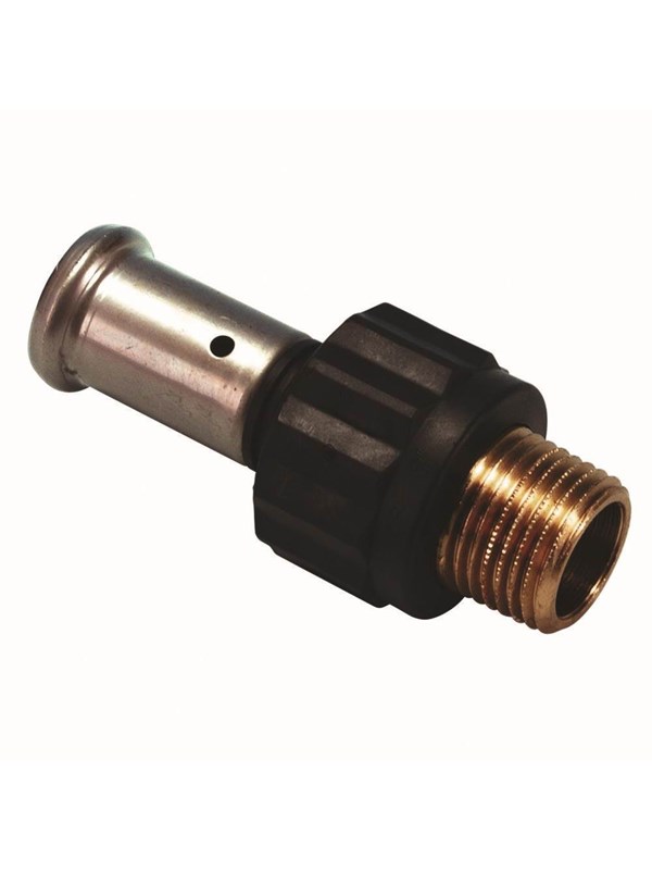 Henco straight male iron AV / multimedia paneel 63 mm x 2