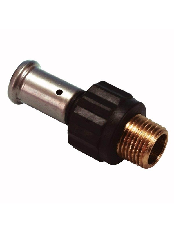 Henco straight male iron AV / multimedia paneel 50 mm x 112